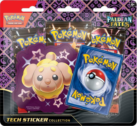 POKÉMON TCG Scarlet & Violet 4.5 Paldean Fates Tech Sticker Blister (Pre-Order Only)