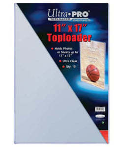 ULTRA PRO 11" X 17" Toploader (10CT)