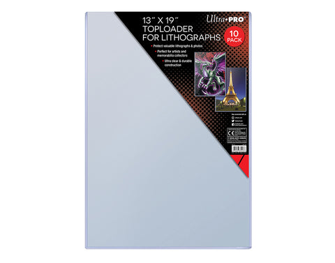 ULTRA PRO - TOPLOADER - 13" X 19" - Lithographs pack of 10